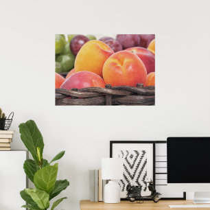 Affiche Beaux fruits frais dans un panier