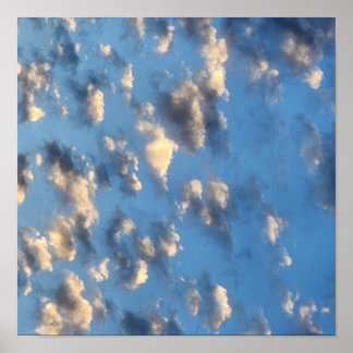 Affiche Beaux nuages Photo