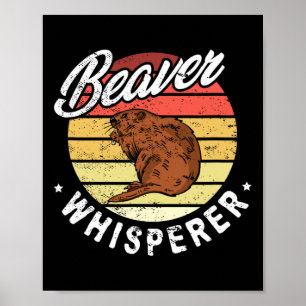 Affiche Beaver Whisperer Beaver Chasse Amoureux