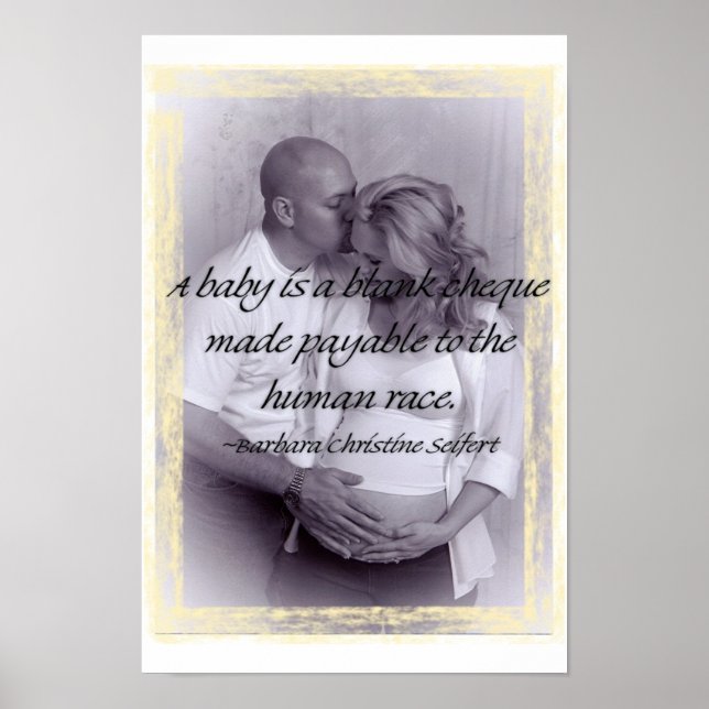 Affiche bébé (Devant)