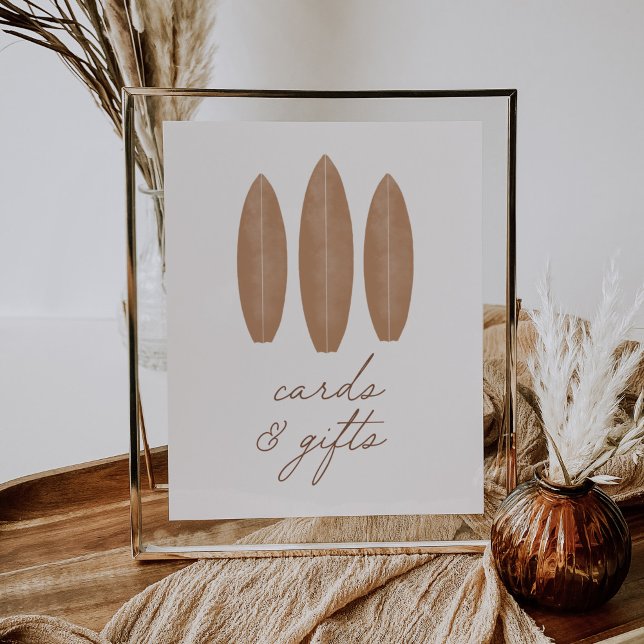 Affiche Bébé à bord Cartes de surf et Cadeaux (Créateur téléchargé)