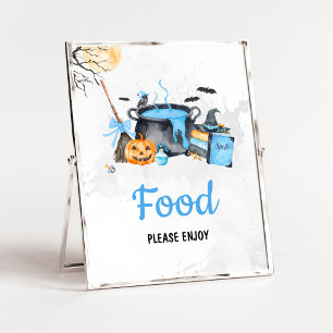 Affiche Bébé Bleu Brasse de la Nourriture de Sorcière