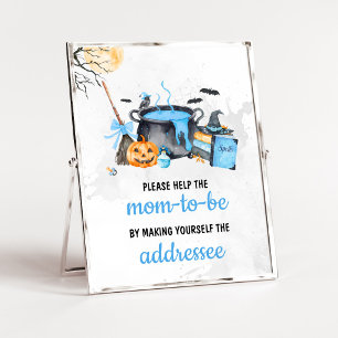 Affiche Bébé Bleu est en train de Brasser Enseigne de la S