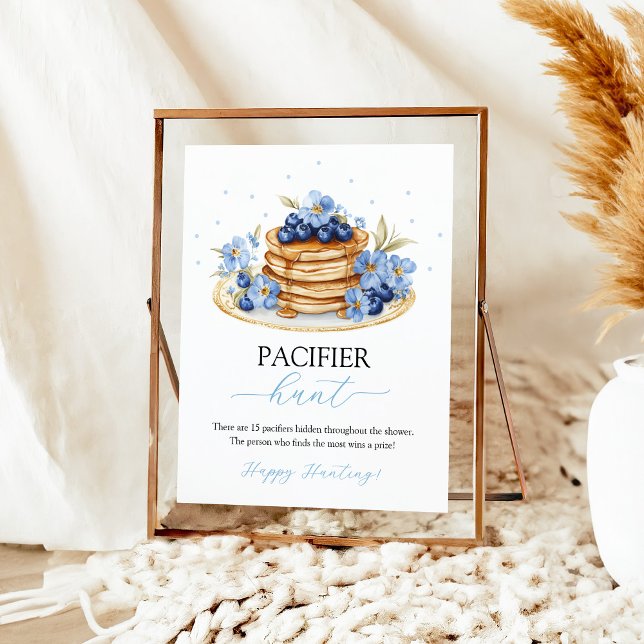 Affiche Bébé Blueberry Brunch Pacifique Chasse Jeu (Créateur téléchargé)