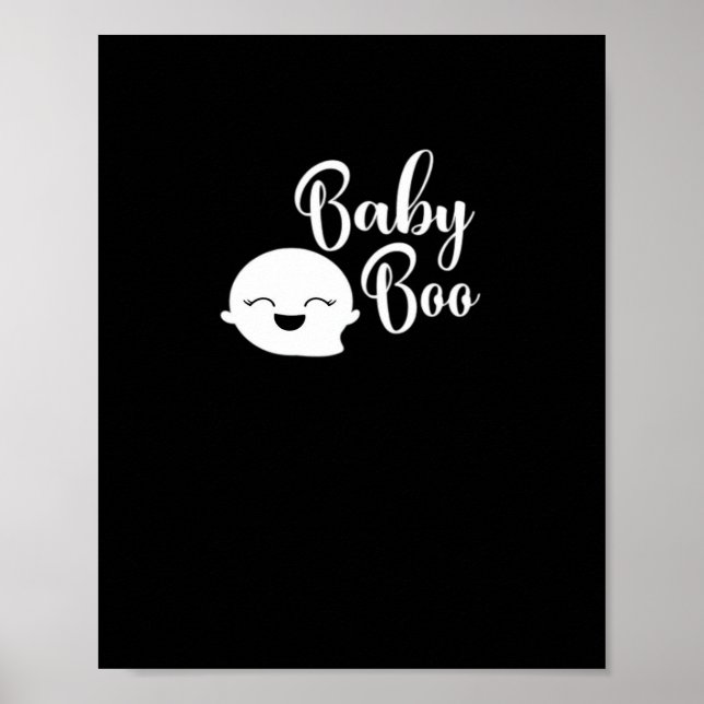 Affiche Bébé Boo Halloween (Devant)