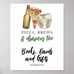 Affiche Bébé brasse de la bière Livres Cartes & Cadeaux