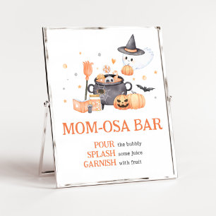Affiche Bébé brasse Orange Halloween Maman Osa Bar