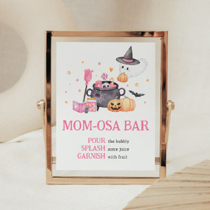 Affiche Bébé brasse rose Halloween Maman Osa Bar