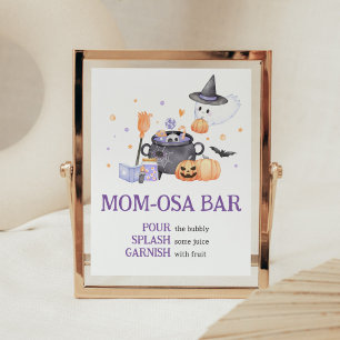 Affiche Bébé brasse violet Halloween Maman Osa Bar
