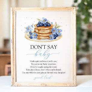 Affiche Bébé Brunch Ne pas dire Bébé Signal