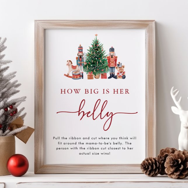 Affiche Bébé Casse-Noisette (Nutcracker Baby Shower Poster
)