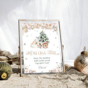 Affiche Bébé c'est froid à l'extérieur de l'ours polaire M