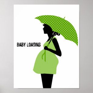 Affiche Bébé Chargement de grossesse