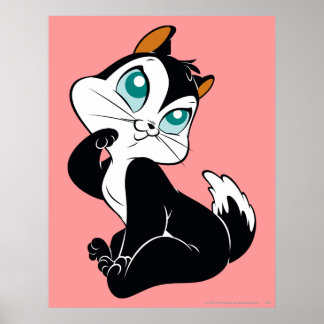Affiche Bébé chatte adorable Kitty
