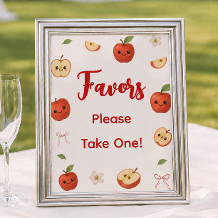 Affiche Bébé Chéri Cadeau de Remerciement pour Baby Shower