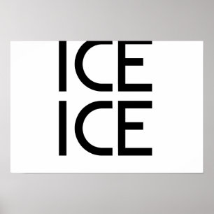 Affiche Bébé de glace