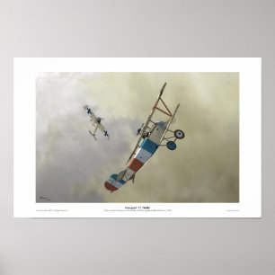 Affiche ` BéBé de Nieuport 11'