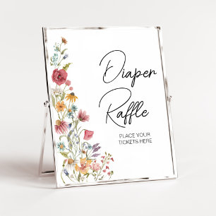 Affiche Bébé de printemps en fleur Baby shower Déchets Raf