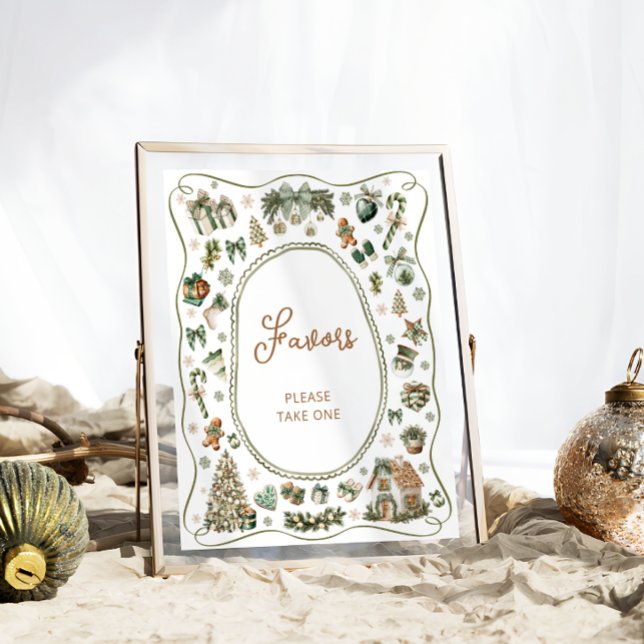 Affiche Bébé d'hiver Il fait froid dehors Baby shower Fave (Créateur téléchargé)