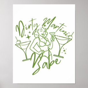 Affiche Bébé Dirty Martini
