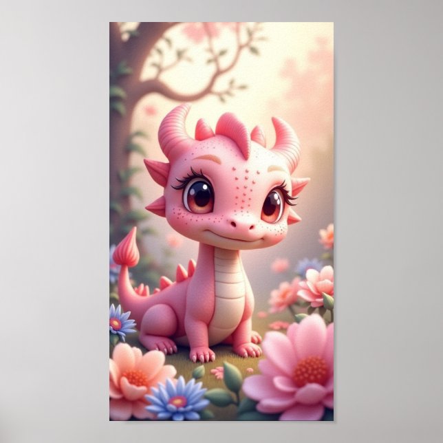Affiche Bébé Dragon (Devant)
