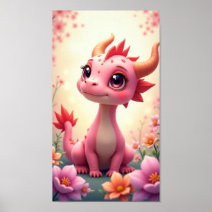 Affiche Bébé Dragon