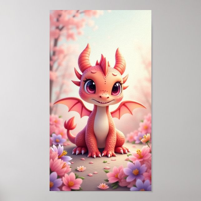 Affiche Bébé Dragon (Devant)