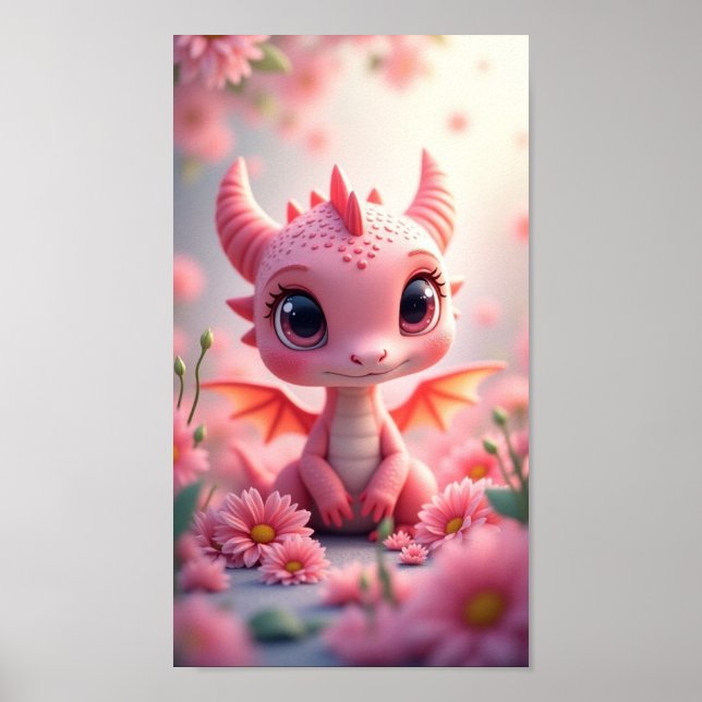 Affiche Bébé Dragon (Devant)