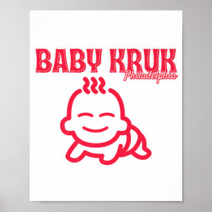 Affiche Bébé Drôle Kruk Philadelphia Premium
