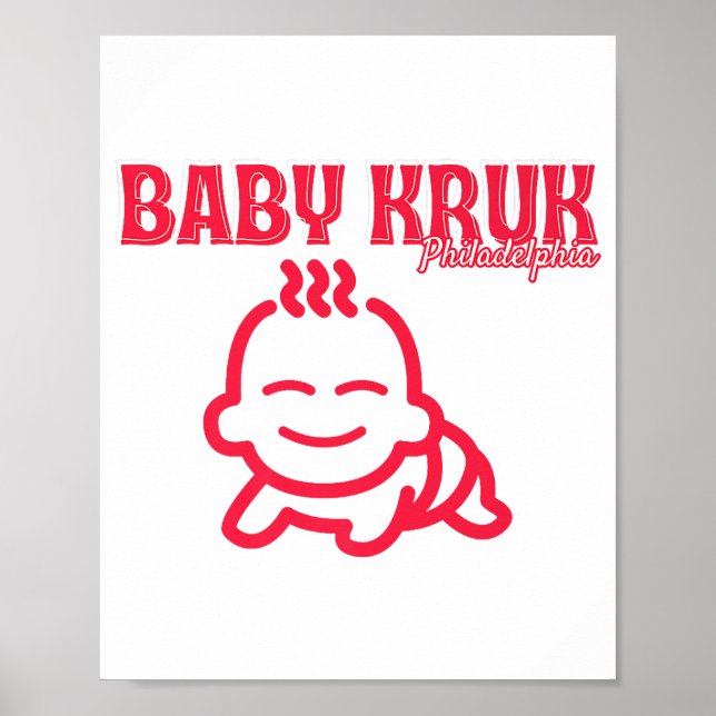 Affiche Bébé Drôle Kruk Philadelphia Premium  (Devant)