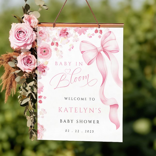 Affiche Bébé en Fleur | Option numérique disponibl (Créateur téléchargé)