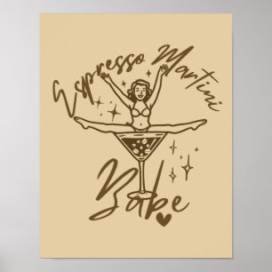 Affiche Bébé Espresso Martini