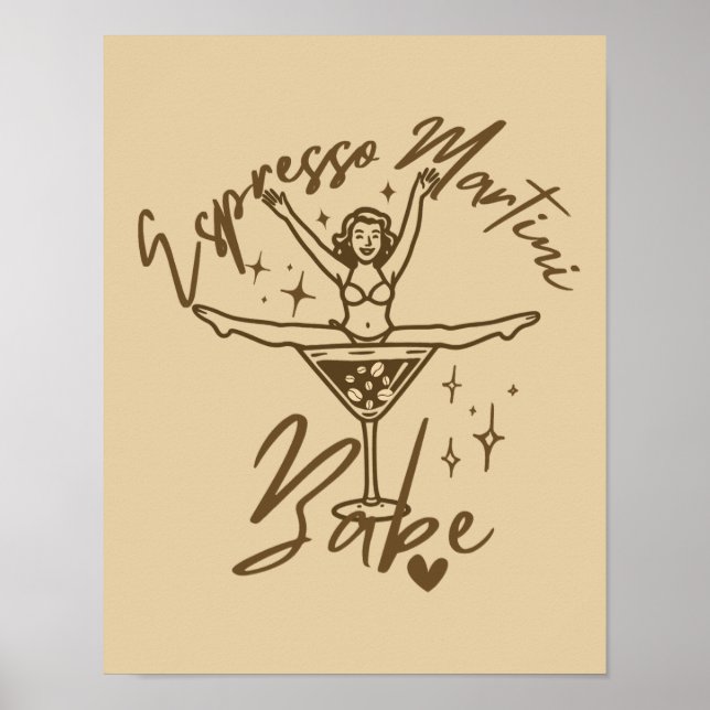 Affiche Bébé Espresso Martini  (Devant)