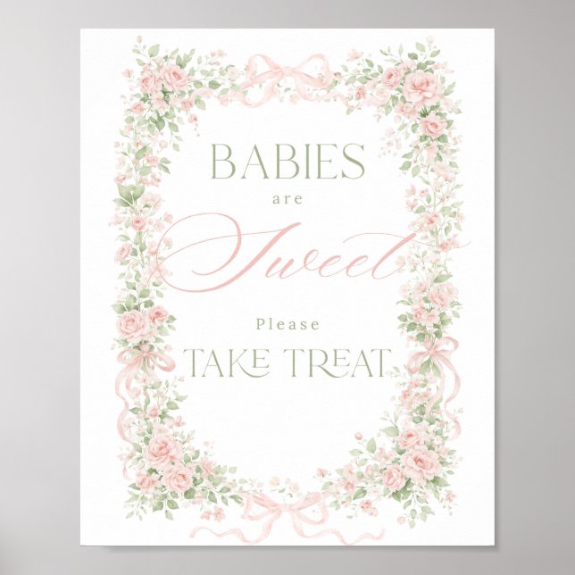 Affiche Bébé Fleur de Bow en Fleur Fille Momosa Délice Suc (Devant)