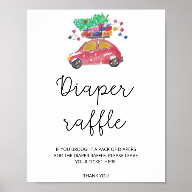 Affiche Bébé il fait froid à l'extérieur de la tombola de  (Devant)