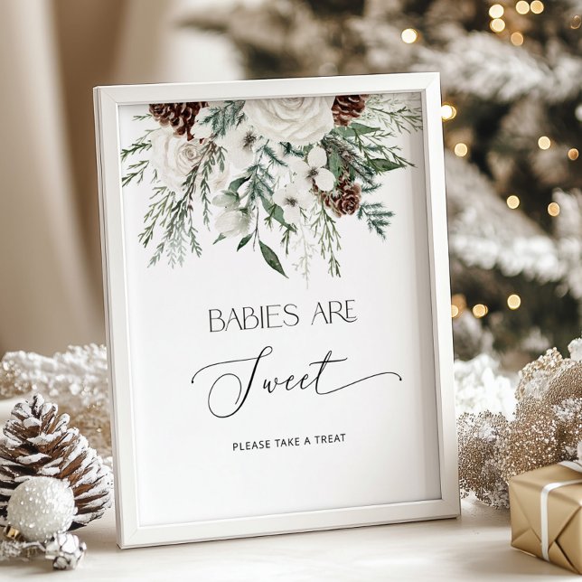 Affiche Bébé il fait froid dehors à feuillage persistant L (Créateur téléchargé)