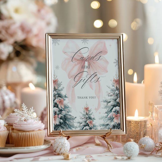 Affiche Bébé, il fait froid dehors Cartes et cadeaux pour  (Baby It’s Cold Outside Winter Baby Cards and Gifts Poster)