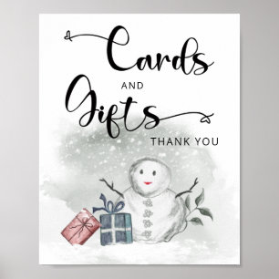 Affiche Bébé il fait froid en dehors des cartes d'hiver et