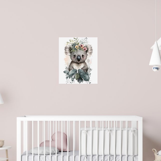 Affiche Bébé Koala Ours (Pépinière 2)