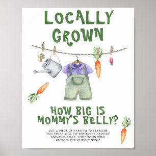 Affiche bébé légume - quelle est la taille du ventre de ma