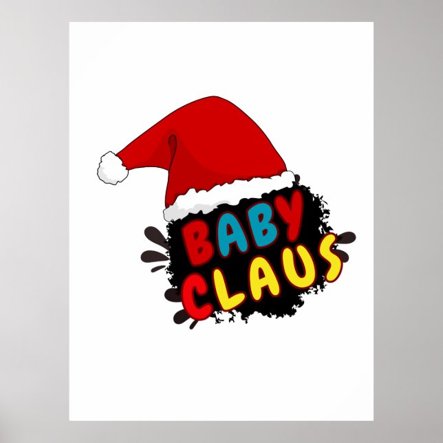 Affiche Bébé Noël (Devant)