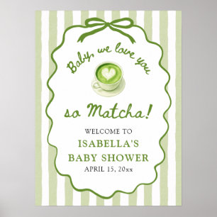 Affiche Bébé Nous t'aimons tellement Bienvenue à la Baby S