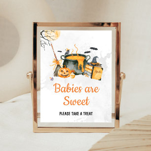 Affiche Bébé Orange est en train de brasser Bébés sorciers