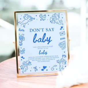 Affiche Bébé Saint-Valentin Bébé Ne Dis Pas Bébé Baby Show