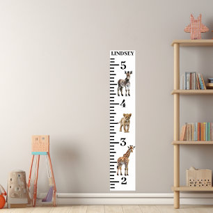 Affiche Bébés Animaux de la Jungle Safari