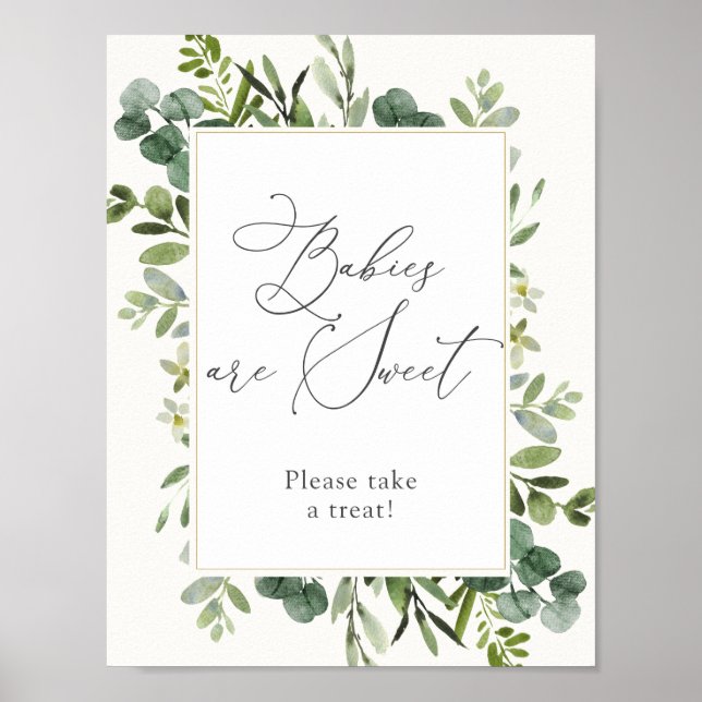 Affiche Bébés Eucalyptus sont un signe de friandise (Devant)
