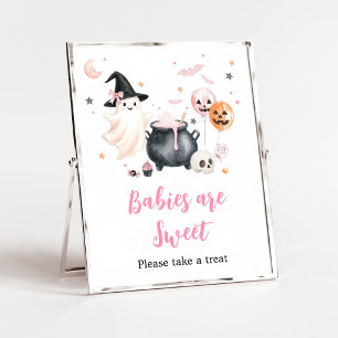 Affiche Bébés fantômes roses Little Boo sont un doux signe