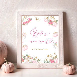 Affiche Bébés mignons petits Citrouilles sont doux