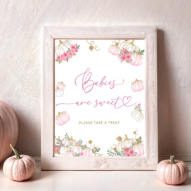 Affiche Bébés mignons petits Citrouilles sont doux (Créateur téléchargé)