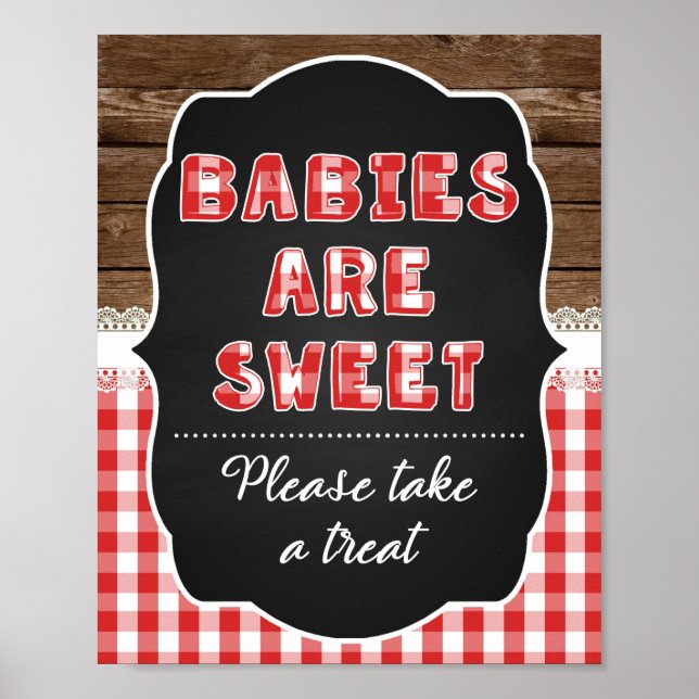 Affiche Bébés R Sweet Favor Signal - Red Baby Q (Devant)